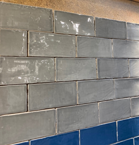 2.5” x 5” - Roca Tile - St. Tropez Gris - Ceramic Subway Tile