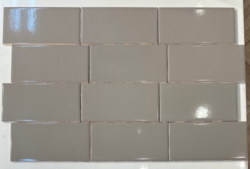 3” x 6” - ROCA - U789-36 Taupe Bright - Ceramic Subway Tile - ON SALE ...